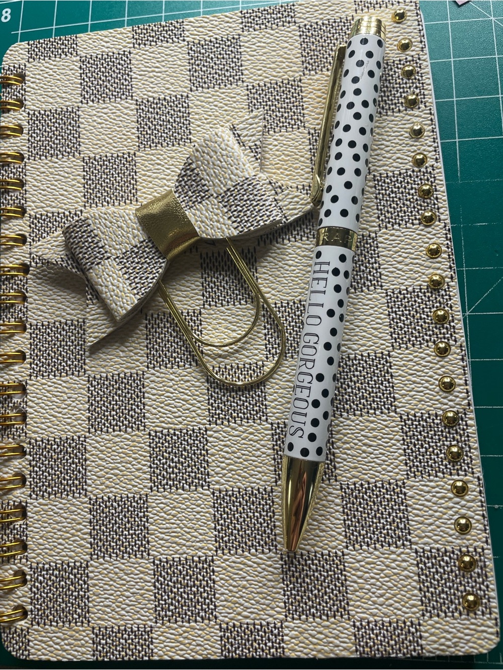 Cream Handmade 5X7 Notebook (pen not included))